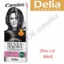 Краска для волос травяная с хной Delia тон: Тон 1.0 Black