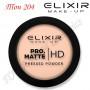 Компактна пудра для обличчя Elixir PRO HD Matte